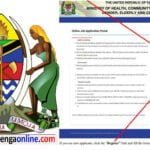 Mfumo wa maombi ya ajira za afya 2024