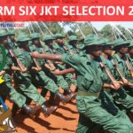 Form six JKT selection 2022 PDF