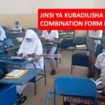 How to change Form five combination 2022