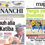 Magazeti ya leo Tanzania May 16