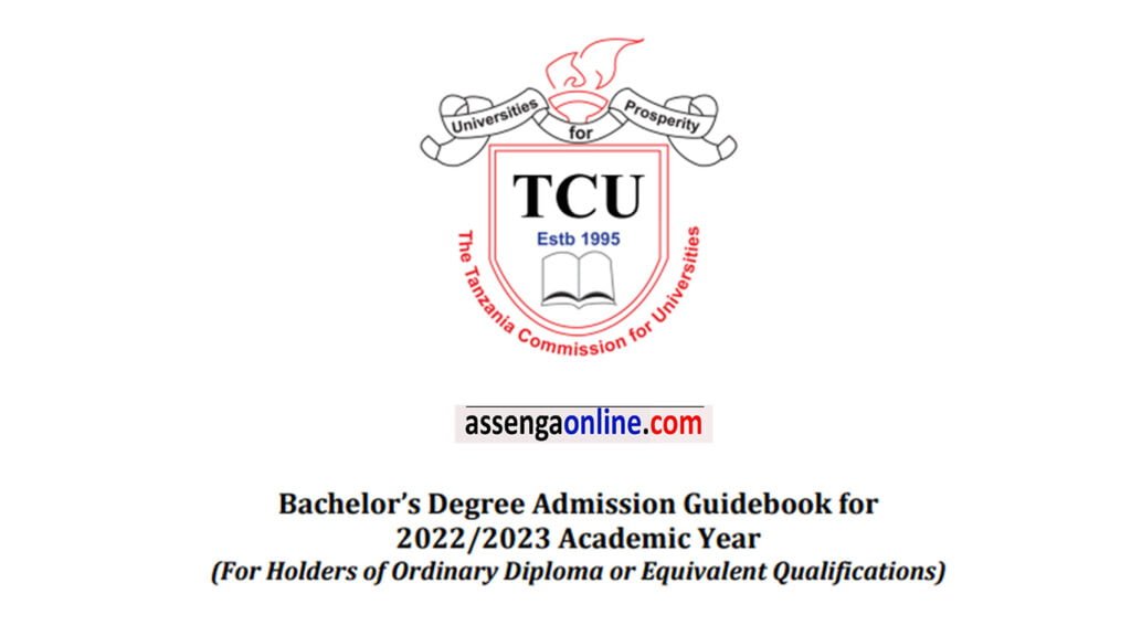 TCU guide book 2022 for Holders of Ordinary Diploma or Equivalent