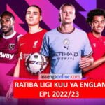 Ratiba ya ligi kuu England 2022