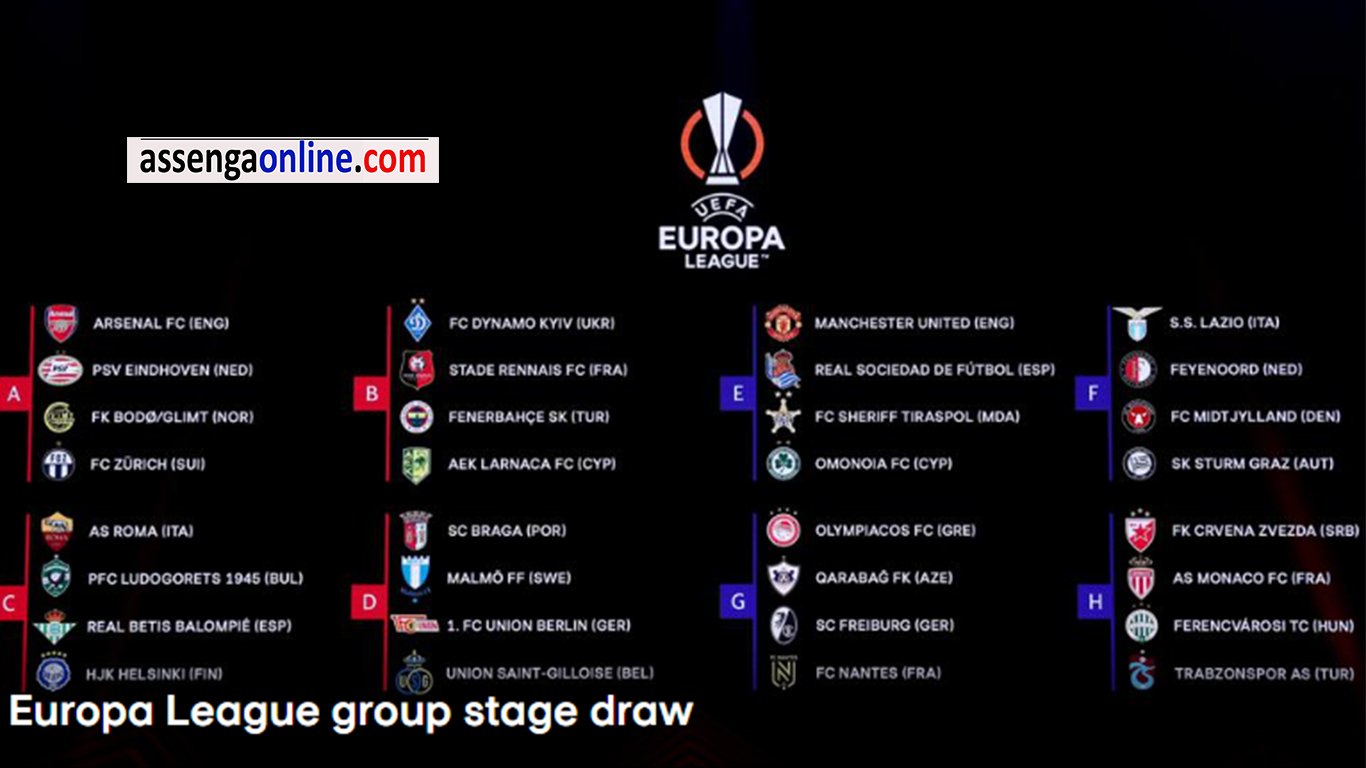 UEFA Europa league fixtures 2022