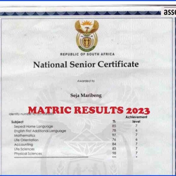 DBE Matric Results 20252025 www.education.gov.za grade 12 results