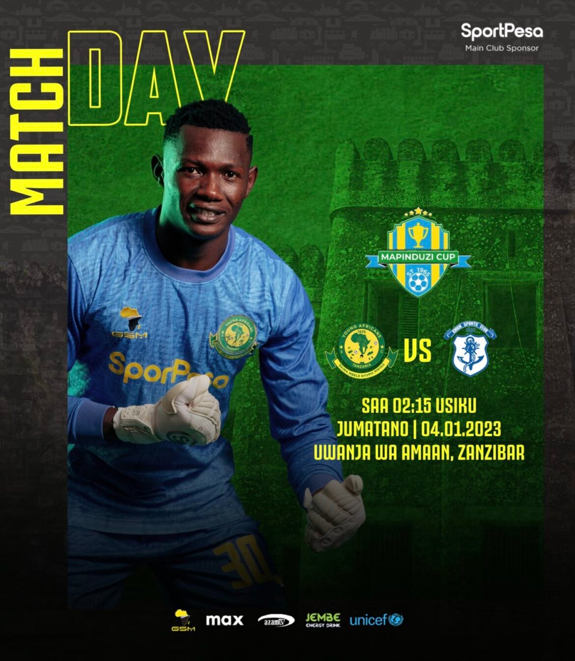 Yanga vs KMKM Mapinduzi cup 2023