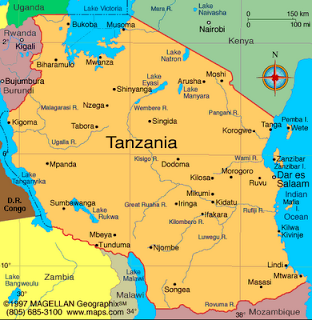Map Of Tanzania11