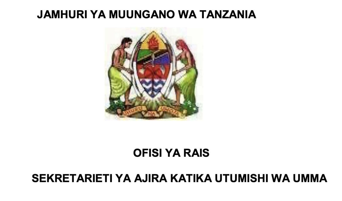 Nafasi 1152 za ajira UTUMISHI