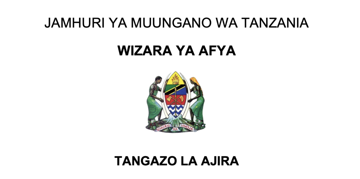 Names called for Work at Ministry of health Tanzania