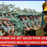 Form six JKT selection 2023