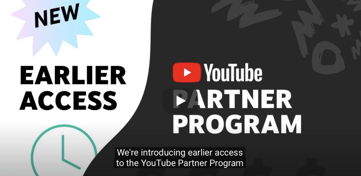 YouTube lower eligibility criteria for YouTube Partner Program 2023