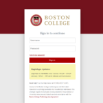 Boston college applicant portal login