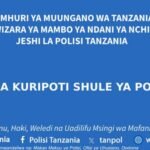 Majina ya waliochaguliwa kujiunga na Jeshi la polisi Tanzania 2023