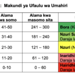 NECTA Ufaulu wa Kujinga na form one 2024