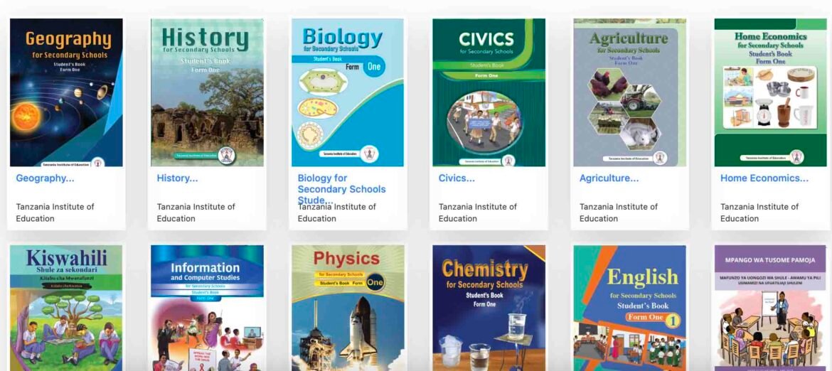Form One TIE Books Download PDF