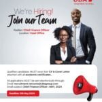 CHIEF FINANCE OFFICER at United Bank of Africa