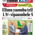Magazeti ya leo Jumatano May 8, 2024