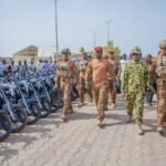 Burkina Faso's 36-year-old President Ibrahim Traore hands over 400 tractors, 239 motorcycles and 710 motor pumps to agricultural investors