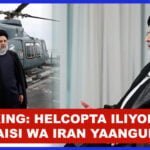 A helicopter carrying Iranian President Raisi suffered a premature “hard landing”
