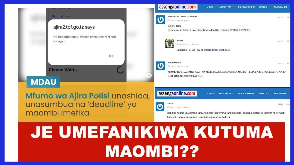 Ajira jeshi la polisi: Deadline ya maombi