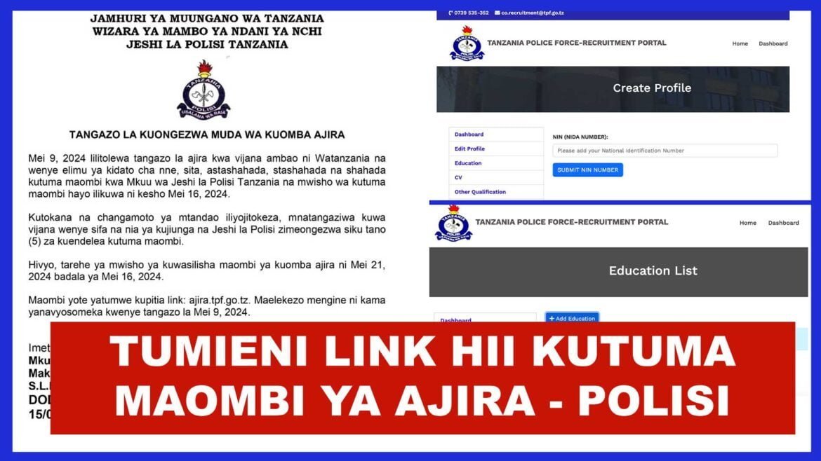 Ajira jeshi la polisi