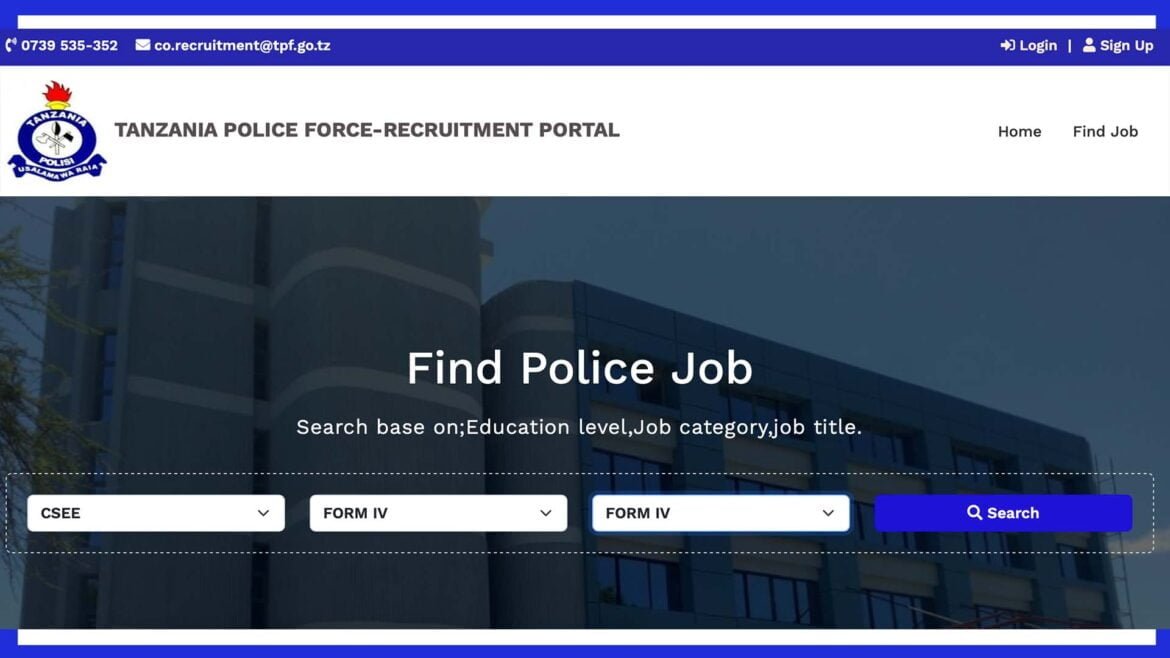 Nafasi za Ajira jeshi la Polisi 2024