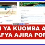 How to apply ajira za afya in ajira portal