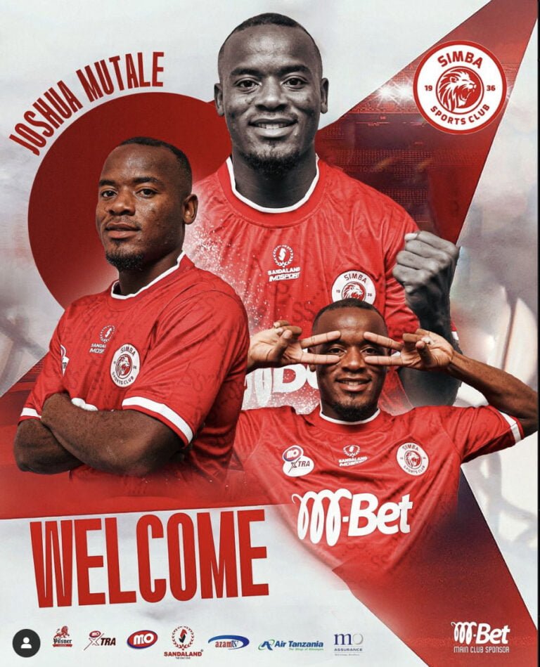 Joshua Mutale Player Profile - CV ya Joshua Mutale Simba ...