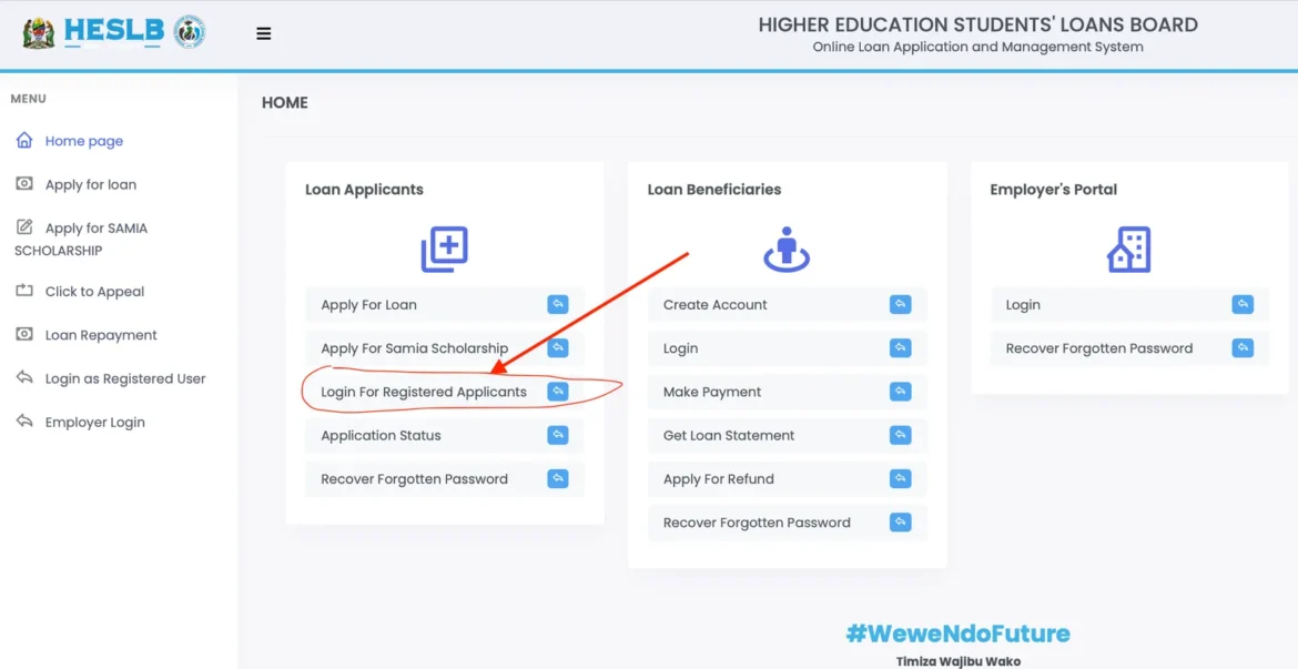 OLAS HESLB login 2024