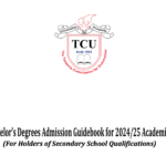 TCU Guide book 2024/2025 for form six Qualifications