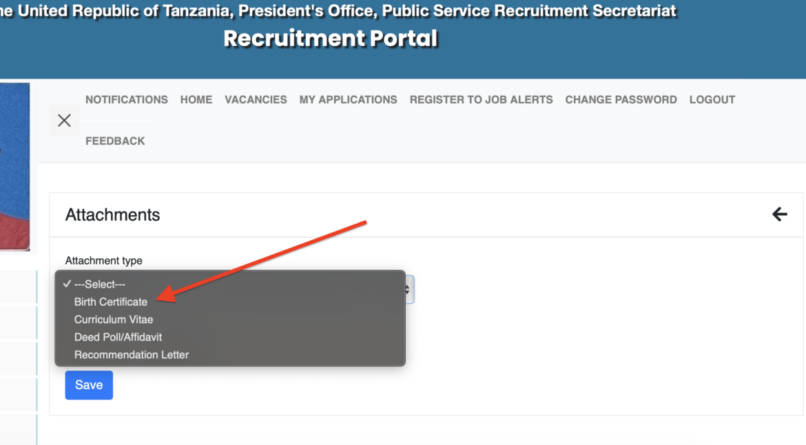 Sehemu ya Kuweka Cheti cha Kuzaliwa ajira portal