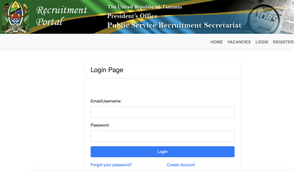 ajira portal login