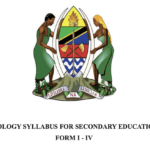 BIOLOGY SYLLABUS FOR SECONDARY EDUCATION FORM I - IV