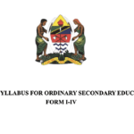 PHYSICS SYLLABUS FOR ORDINARY SECONDARY EDUCATION FORM I-IV PDF