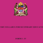HISTORY SYLLABUS FOR SECONDARY EDUCATION FORM I - IV