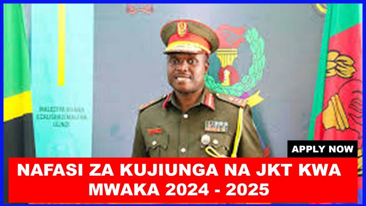 Nafasi za kujiunga na Mafunzo ya JKT Kujitolea 2024
