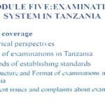 Examination System in Tanzania