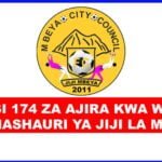 Teaching Vacancies at Mbeya City Council