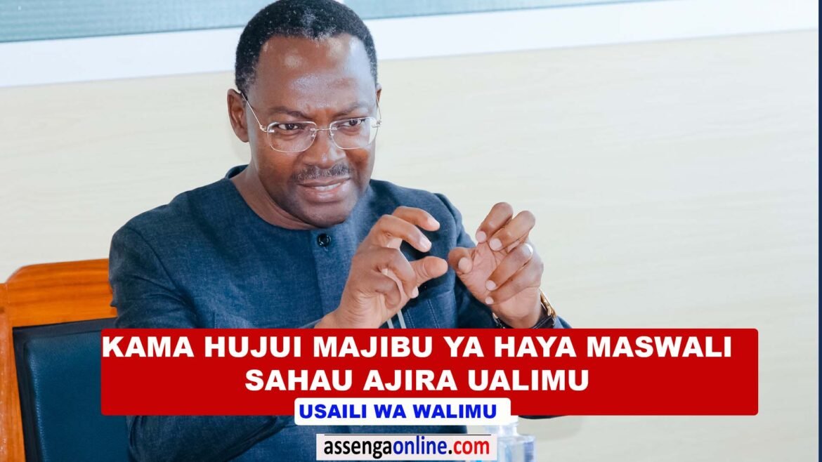 Maswali ya usaili ajira za walimu 2024