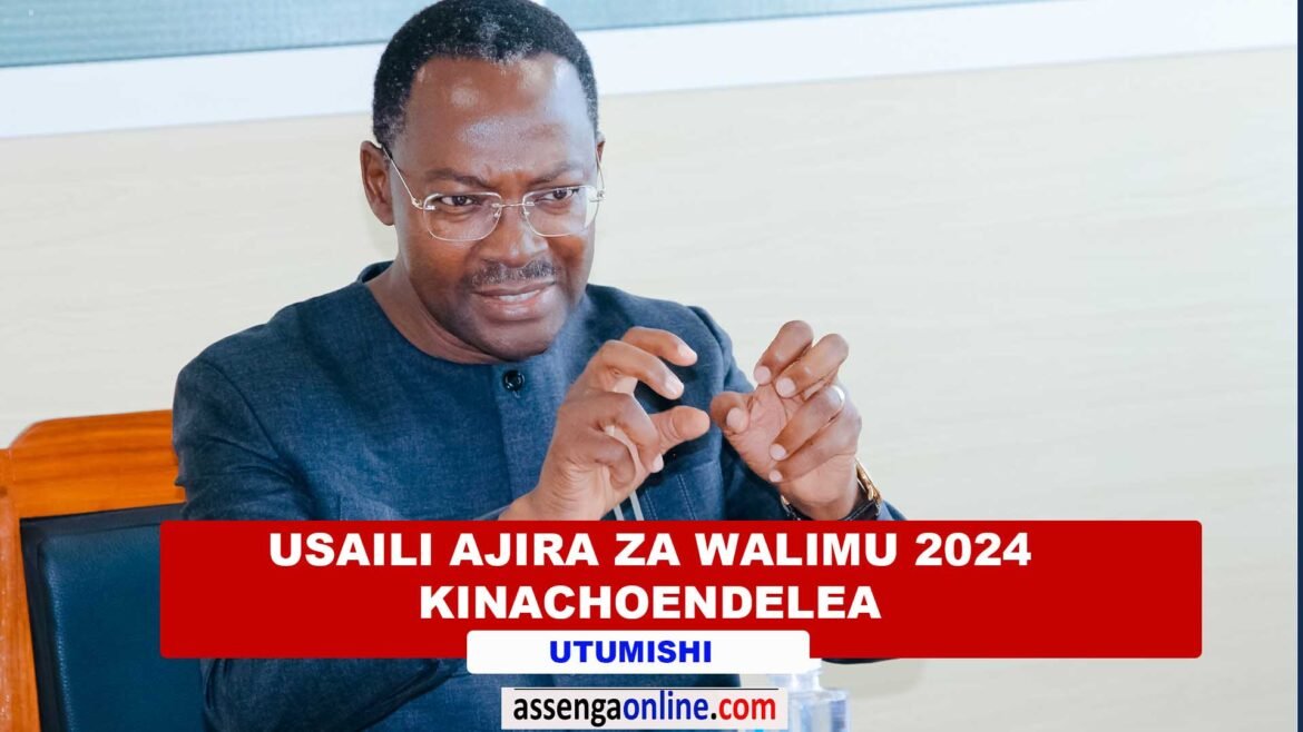 Interview news 2024 walimu