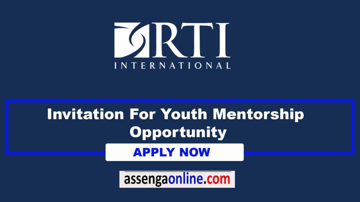 Invitation For Youth Mentorship Opportunity