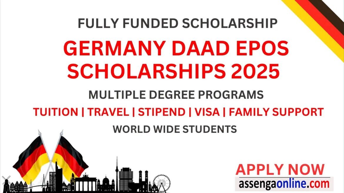GERMANY DAAD EPOS SCHOLARSHIP PROGRAMMES 2025/2026