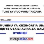 Important thing to consider when attending UTUMISHI interviews