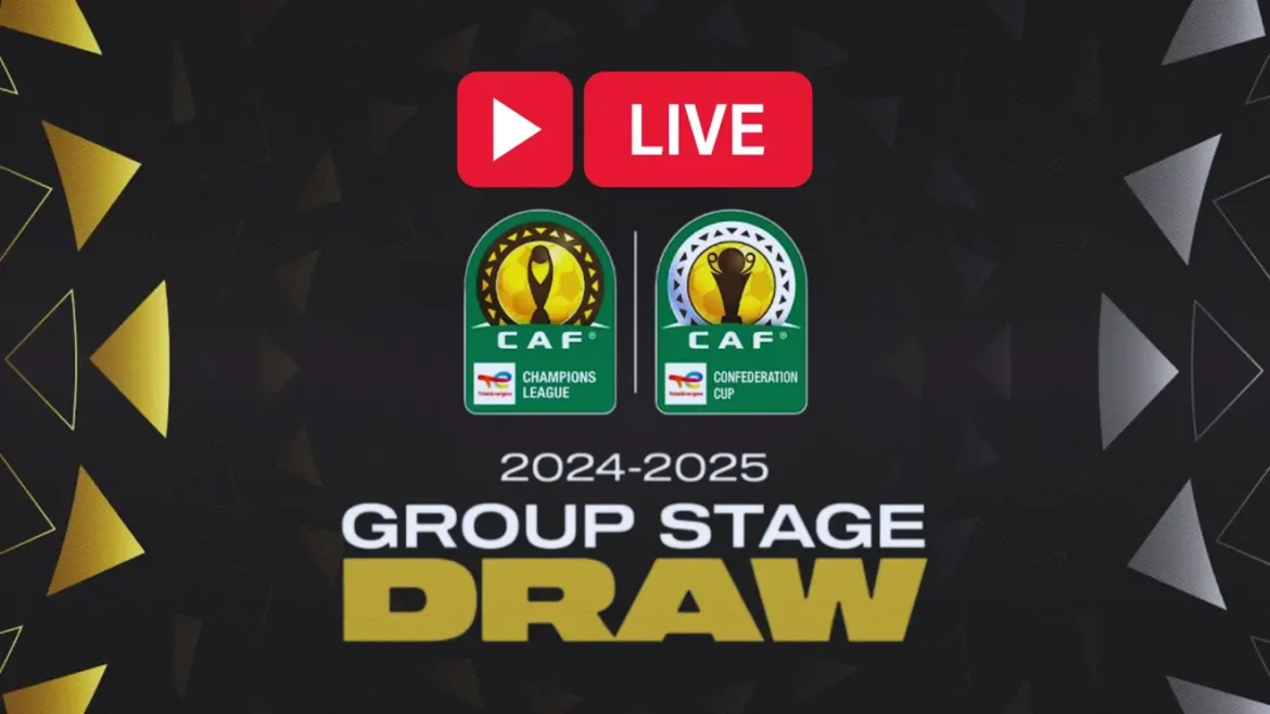 CAF champions league group stage draw 2024/2025