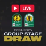 CAF champions league group stage draw 2024/2025