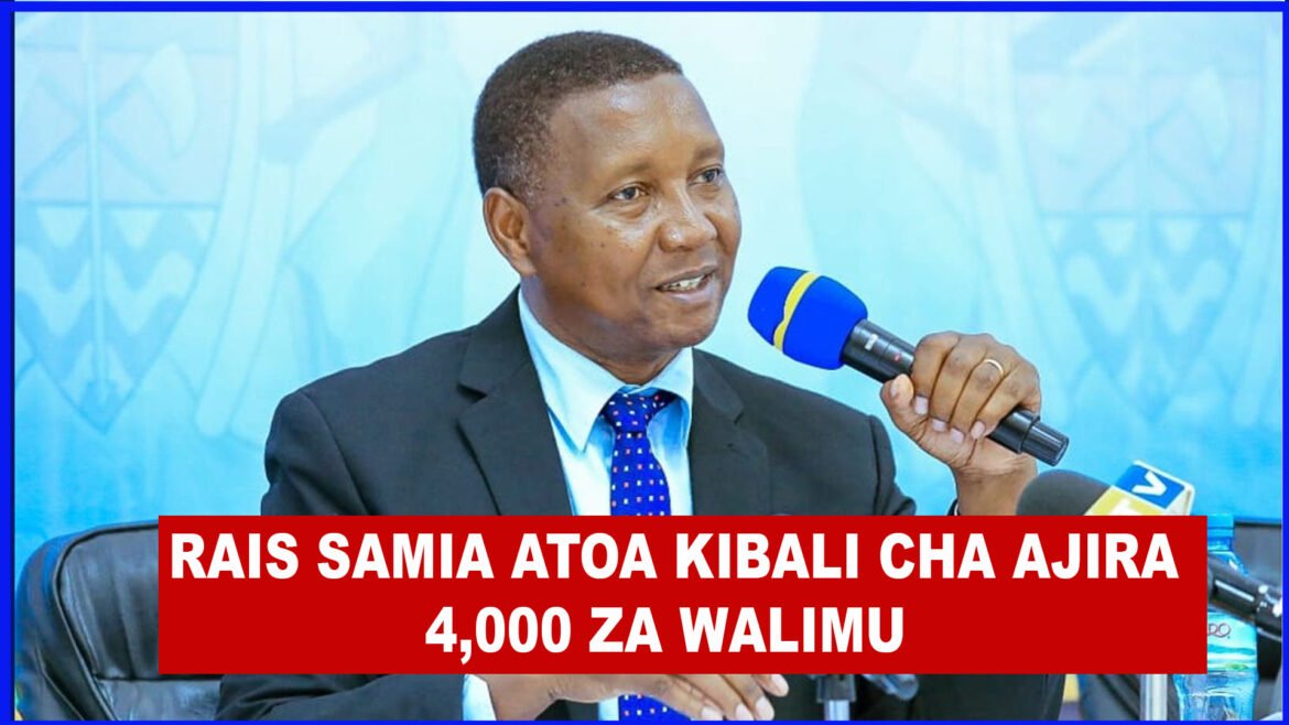 Samia issues employment permits for 4000 teachers