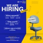 Branch Manager, Team Leaders and Junior Loan officers at Platinum Credit Limited