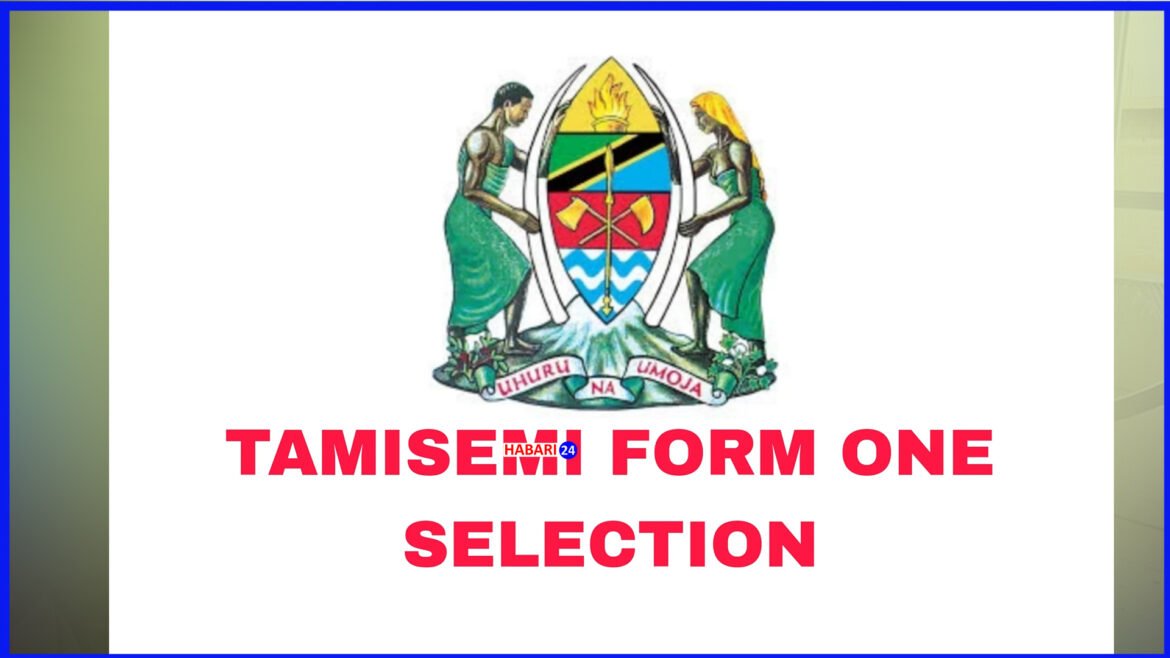 Form One Selection 2025 - 2026