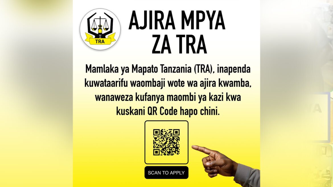 TRA yatangaza nafasi za ajira 1596