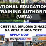 Kozi za Cheti na Diploma VETA 2025