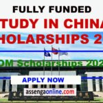 MOFCOM Scholarships 2025/2026 – Study in China (Fully Funded)